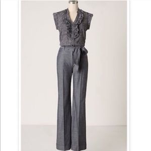 Anthropology Polka Dot Jumpsuit